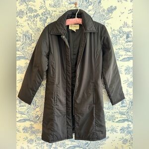 Eddie Bauer insulated black coat size xs